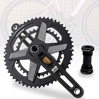 Amazon.co.jp: ロードバイク用クランクセット 165/170/175mm GXP